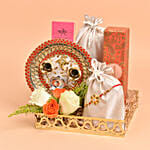 Rakhi Hamper with Pooja Thali & Edibles