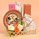 Rakhi Hamper with Pooja Thali & Edibles