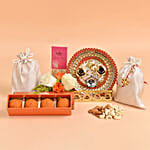 Rakhi Hamper with Pooja Thali & Edibles