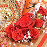 Rakhi with Gluten Free Edibles Hamper