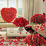 Extravagant rose decor surprise