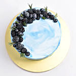 Pretty Sky Blueberry Cake 8 Portion