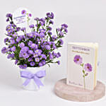 September Birthday Flower with Printed Diary