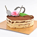 Tiramisu Heart Cake 4 Portion