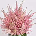 Pink Astilbe Vase Arrangement