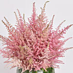 Pink Astilbe Vase Arrangement