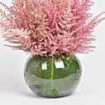 Pink Astilbe Vase Arrangement