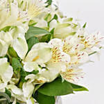 White Peruvian lily Arrangement