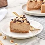 Hazelnut Baked Cheese Cake 4 Portion