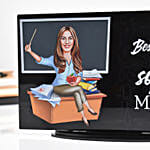 Teachers Day Caricature Table Top