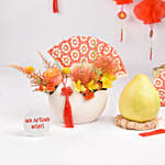Exquisite Mid Autumn Wishes and Pomelo Fruit
