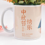 Happy Mid Autumn Flower in a Mug