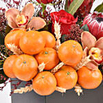 Joyful Mid Autumn Wishes Box with Pomelo Fruit