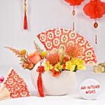 Exquisite Mid Autumn Flower Wishes