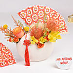Exquisite Mid Autumn Flower Wishes