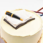 Delight Book And Pen Designer Cake