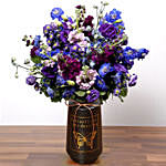 Purple and Blue Flower Arrangement