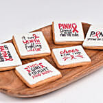 Power To You Pink Ribbon Cookies