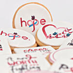 Hope & Belief Pink Ribbon Cookies