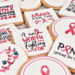 Hope & Belief Pink Ribbon Cookies