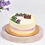 September Birthday Aster Flower and Cake Combo