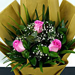 Splendid Pink Rose Bouquet