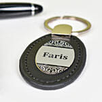 Personalised Card Holder Pen & Key Chain Gift Box