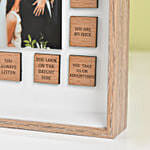 Reasons Of Love Engraved Photo Frame