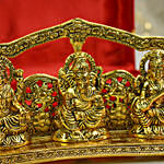 Ganesha Lakshmi Saraswati Idol in Luxury Box