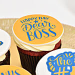 Happy Boss Day Cupcake