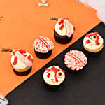 Dead Man Halloween Cupcakes