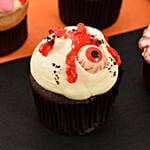 Dead Man Halloween Cupcakes