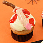 Dead Man Halloween Cupcakes