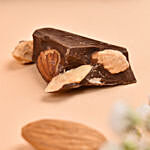 Personalised Anniversary Message Dark Chocolate & Nuts Slab