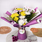 November Birthday Chrysanthemum Flower Bouquet