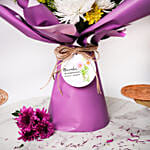 November Birthday Chrysanthemum Flower Bouquet