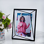 Birthday Flowers in Mug with Photo Frame