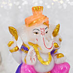 Lord Ganesha With Mukut Idol