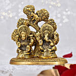 Tulsi Plant and Laxmi Ganesha Idol