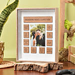 Sansevieria Plant with Personalised Frame