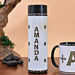 Personlized Mug And Bottle Combo