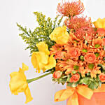 October Birthday Joy Flower Vase