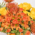 October Birthday Joy Flower Vase