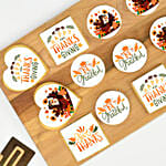 Thankgiving Cookies 12 Pcs