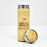 National Day Engraved Bamboo Bottle