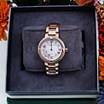 Cerruti Watch and Flowers Combo For Her