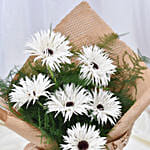 White Spider Gerbera Bouquet