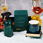 Wallace & Co Fragrance Green Gift Set with Flowers