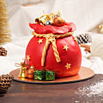 Christmas Gift Bag Cake