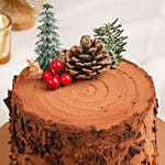 Holidays Celebrations Log Cake